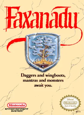 Faxanadu (USA) (Rev 1) box cover front